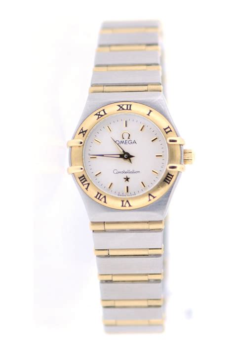 omega constellation silver watch second hand